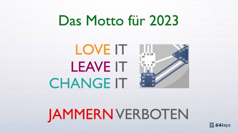 64keys Motto für 2023