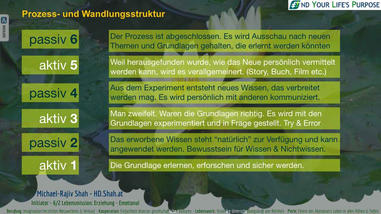 Prozess- & Wandlungsstruktur durch Linien im Human Design