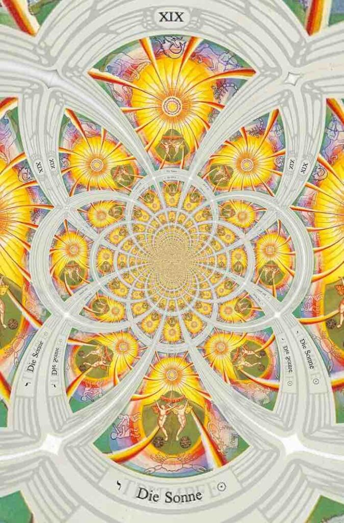 Crowley_Tarot_Die_fraktale_Sonne